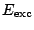 $E_{\rm exc}$